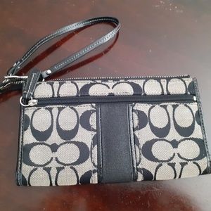 Authentic Coach Wristlet Wallet